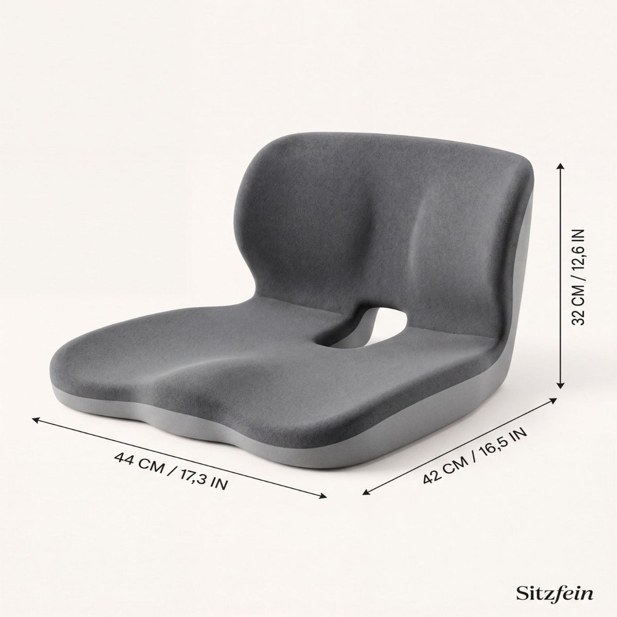 Sitzfein™ Orthopädisches Sitzkissen