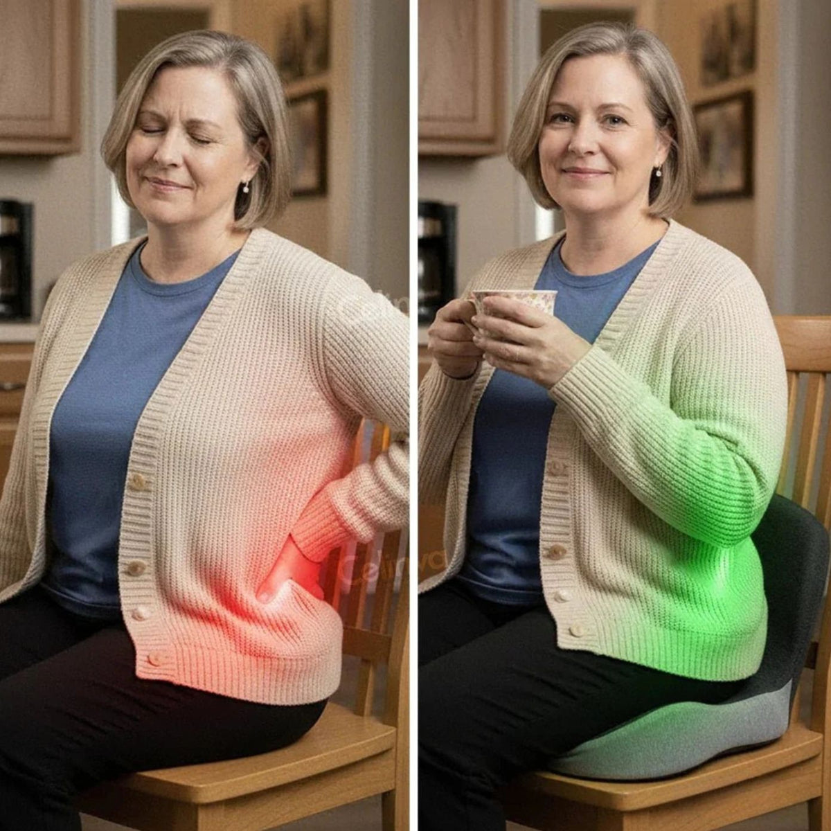 Sitzfein™ Orthopädisches Sitzkissen